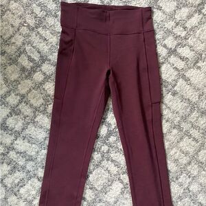 Lululemon leggings size 6 maroon